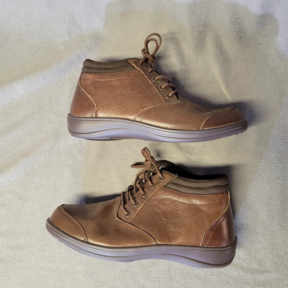 OrthoFeet‎ Shoes Womens Brown 10 5 W Leather Comfort - Picture 3 of 10